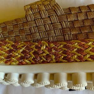 Designer SHOES. BASKET WEAVE